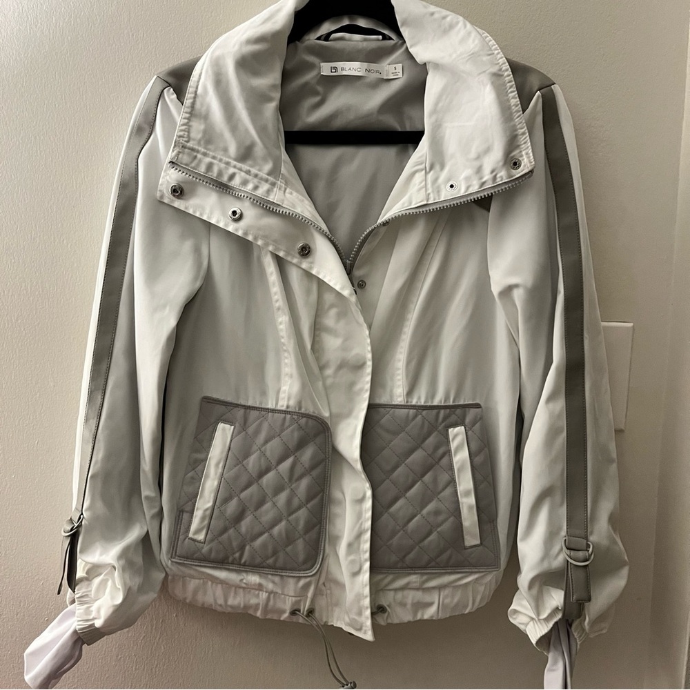 Blanc Noir Grey and White Jacket